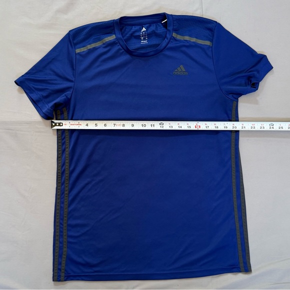 Men’s Adidas Blue Dri Fit Athletic T-shirt Size Large - Picture 5 of 6